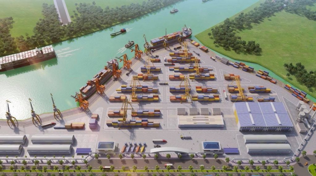 Dự án liền kề bến cảng dịch vụ logistic quy mô hơn 9.000 ha.